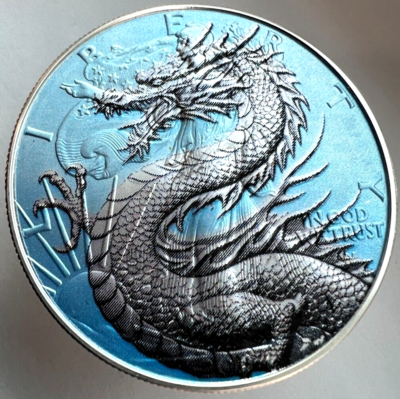 #ad #ad Silver Dragon Coin American Silver Eagle 1oz .999 Silver Dollar Coin $149.23