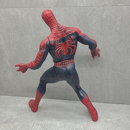 Spider-Man Movie Action Figure 12" Marvel Toy Biz 2002 SpiderMan Poseable Used - Picture 2 of 9