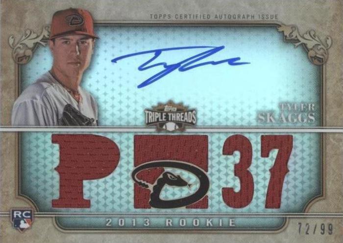 2013 Topps Triple Threads - Tyler Skaggs #108 - 1 of 1