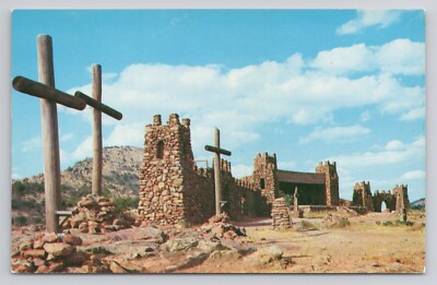 Postcard Lawton Oklahoma Holy City Easter Pageant Ground