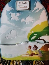Loungefly Disney Pixar Up Carl & Ellie Daydream Mini Backpack + Wallet NEW!