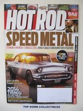 Hot Rod Magazine   March , 2014    Cover Car Chevy Road Racer