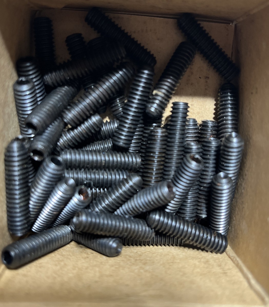 50 pcs) Blue Devil 33134 Socket Set Screw, 1/4”-20x1”, Thermal