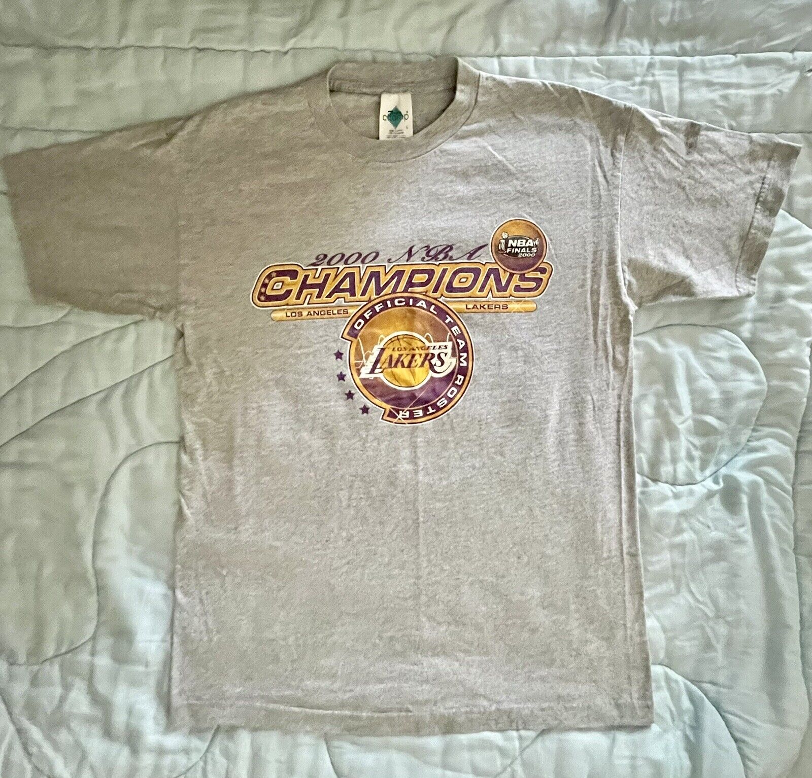 Vintage T-Shirt Los Angeles Lakers NBA 2000 Champ… - image 2