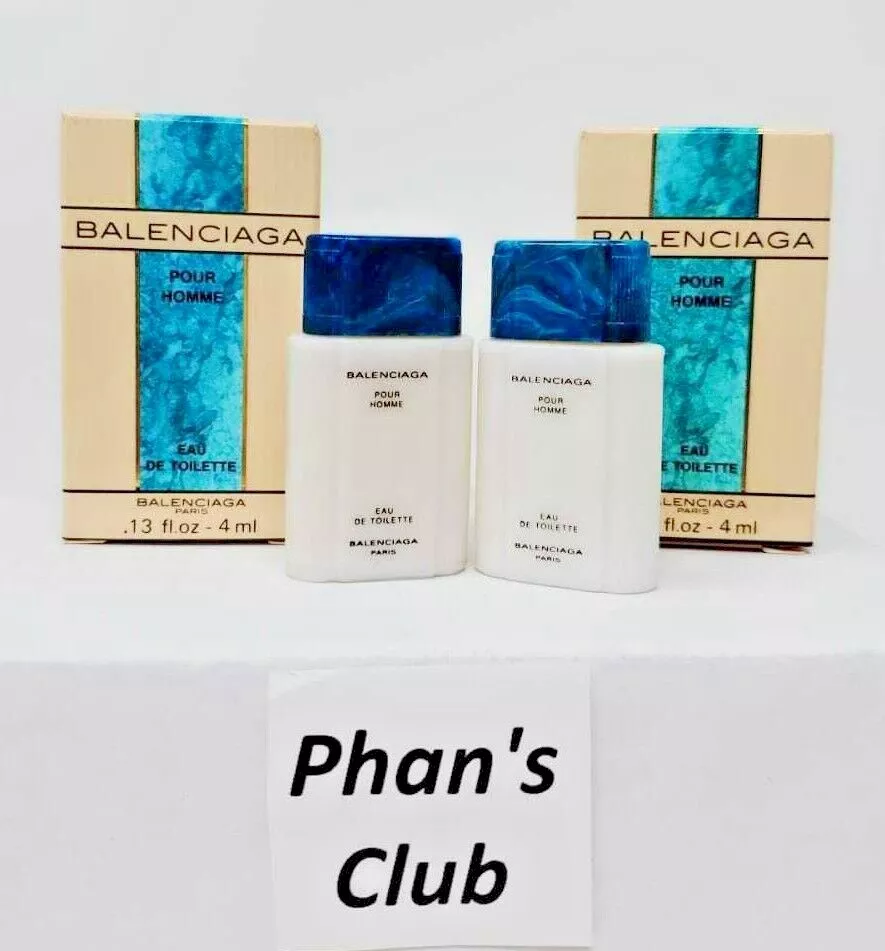Balenciaga Pour Homme (2 X 0.13 fl. oz.) EDT Splash Miniature for Men