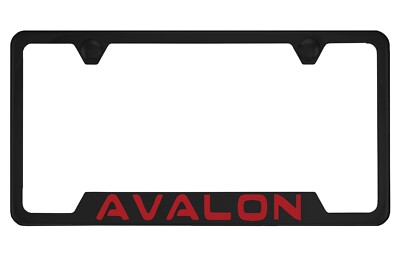 Black License Plate Frame for Avalon