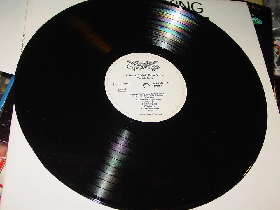 FREDDIE KING ALL HIS HITS VINTAGE ALBUM VINYL RECORD STEREO -NICE! Foto 3 de 4