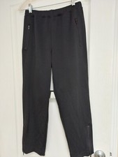 COMME des GARCONS CDG Hem Zip Track Pants Sz S/M Women's Black