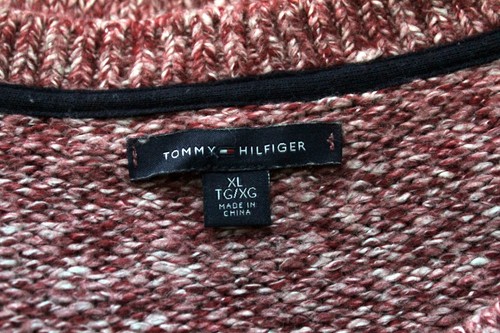 Suéter Tommy Hilfiger Hombre Talla XL Suéter Algodón Pulóver Logo - Imagen 11 de 13