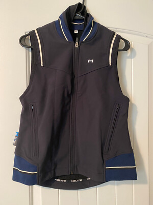 Helite Equestrian Sleeveless Softshell Prestige Vest Navy Size XS