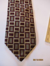 Jos A Bank Red Silk Neck Tie