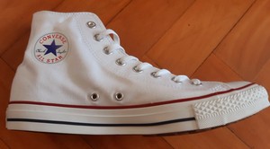 Converse All Star Hi Tops Optical White Canvas Lace Ups M7650C Men and  Women | eBay