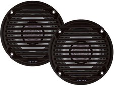 Jensen MS5006BR Pair of MS5006B 5.25" Black Dual Cone Waterproof Speakers