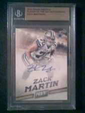 ZACK MARTIN  AUTHENTIC NFL PLAYER OF THE DAY AUTOGRAPH CARD  /50 SP
