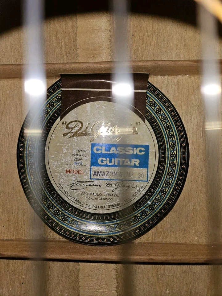 Di Giorgio Amazonia No. 30 1973 Guitar - Image 2 of 4