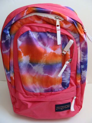 NWT JANSPORT Air Cure Girls Backpack Laptop Book Bag Hippie Skip