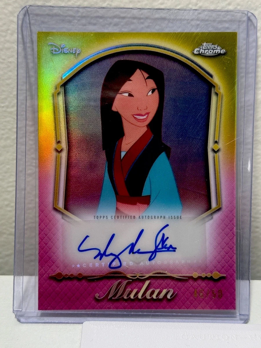 Topps Chrome Disney ムーランGLR 11/99 シリアル Mulan Disney