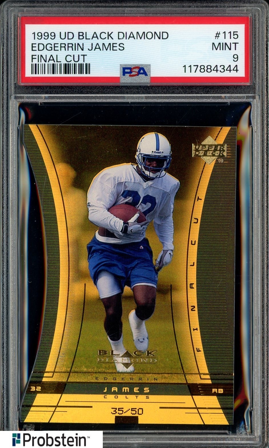Edgerrin James Upper Deck Black Diamond #115 Final Cut
