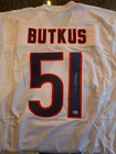 Dick Butkus Autographed Signed Custom Football Jersey White (Beckett)