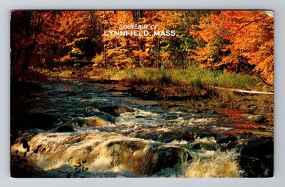 Lynnfield MA-Massachusetts, Souvenir of Lynnfield, Greetings, Vintage Postcard