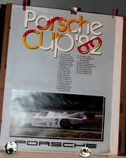 ORIGINAL PORSCHE FACTORY POSTER “PORSCHE CUP '82”
