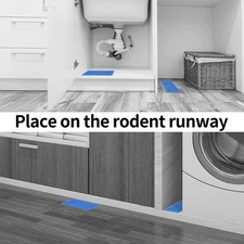 Super Glue Traps 10 Pack for Mice & Snakes, Larger, Heavier Sticky Traps with...