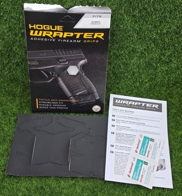 Hogue #18378 Springfield Echelon 4.5F Wrapter Grip, Rubber Block Texture, Medium