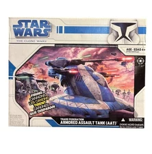 🪐Star Wars The Clone Wars Trade Federation Assault Tank AAT Hasbro 2010🪐