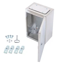 12x8x6" Stainless Steel Electrical Enclosure NEMA 4X Junction Box IP66