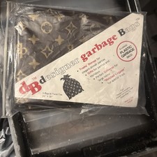 DB Designer Vintage 1986 Gift Storage Garbage Bags 5 Large Plastic Bags 24x30"