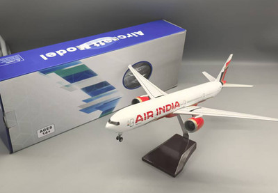 47CM 1:157 AIR INDIA BOEING 777-300ER Plane Landing Gear Aircraft  Resin Model