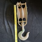 Vintage Green Metal Double Pulley with Hook  Heavy Duty — photo 9