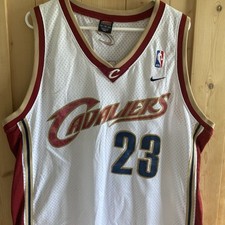 Vtg Nike Lebron James 23 Cleveland Cavaliers Away Jersey Mens XL Length  2