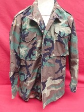 US Army M65 Field Jacket Mens Medium REG Woodland Camo