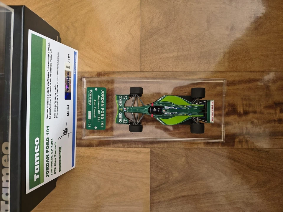 Jordan Ford 191 Japanese Gp A.Zanardi Tameo 1 43 - Immagine 4 di 4