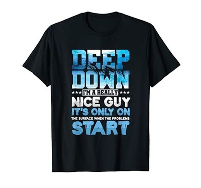 Deep Down Scuba Diving Diver Ocean Underwater Snorkel T-Shirtfrom JP