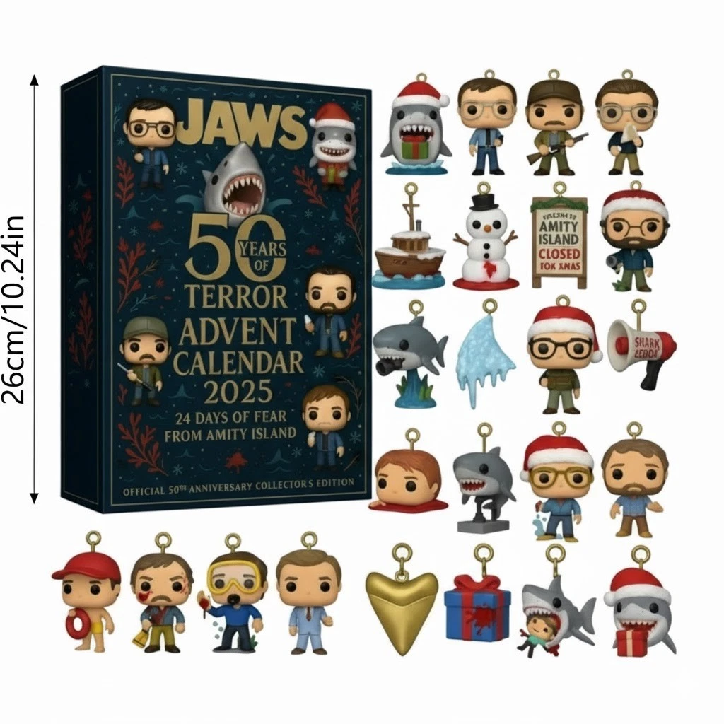 Xmas 2025 Jaw Advent Calendar 2025 2D Christmas Countdown Calendar