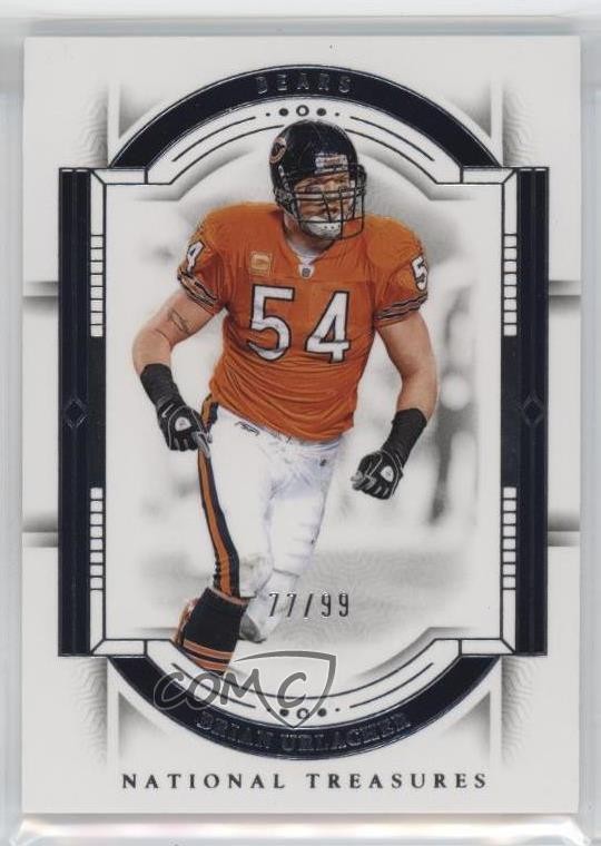 2023 Panini National Treasures 77/99 Brian Urlacher #15 HOF 1co7