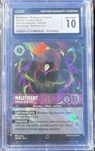 Maleficent - Mistress of All Evil graded CGC 10 for sale on eBay