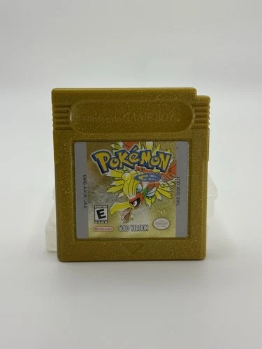 Pokemon Gold Version (Nintendo Game Boy, 2000) Tested And Save Bat Works