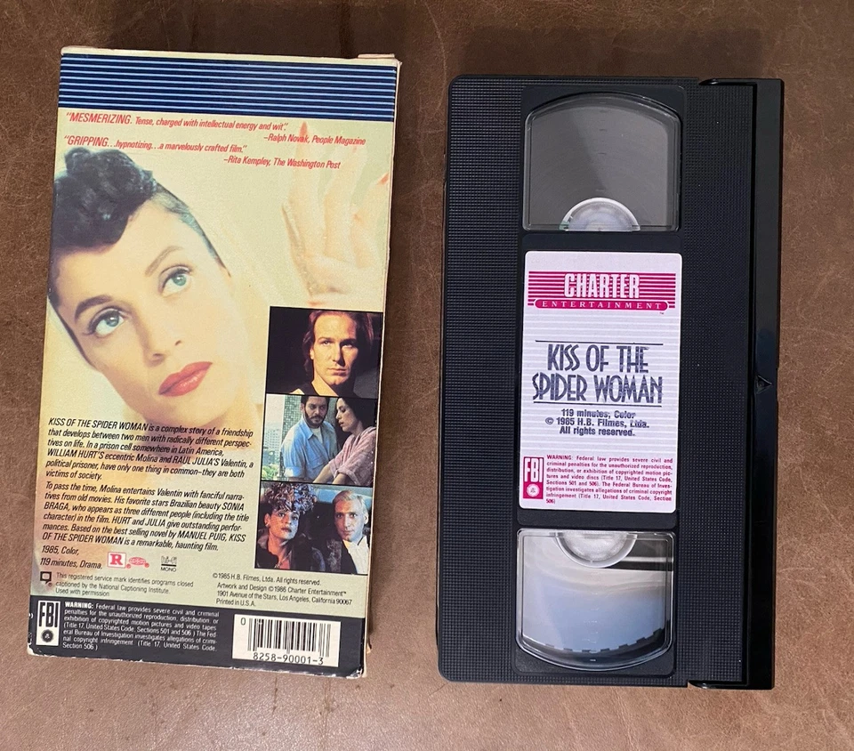 Kiss of the Spider Woman VHS Tape 1985 Rare Thriller Vtg Spiderweb Cult OOP HTF - Image 4 of 4