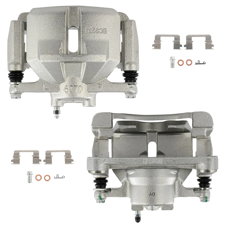 Front Pair Brake Calipers For 2013 - 2022 MAZDA CX-5 w/ Bracket - Image 3 of 4