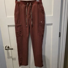 Figs Limited Ed  Women's Scrub Pants Auburn Yola with Yoga Waistband Size Med