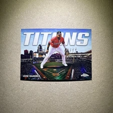 2023 Topps Chrome "Titans" Jose Ramirez CT-8 Cleaveland Guardians