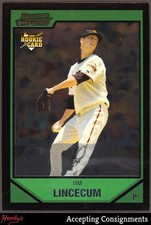 2007 Bowman Chrome Draft #BDP11 Tim Lincecum ROOKIE RC GIANTS