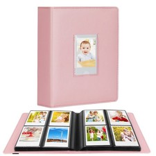 Ruibytree Vertical Photo Album for Instax Mini 2x3 Polaroid Book – Pink