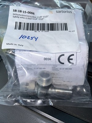 Sartorius Part # SB-18-15-0006 Nuova General Instruments D7/cs Safety Valve