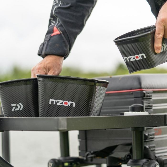 Daiwa N'zon Eva Stacking Bait Box - 6 Pint - Coarse Carp Fishing Luggage