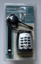 Conair Phone Model SW9280M Hands-Free Mini Headset Telephone Black  Silver NOS
