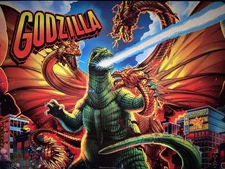 Stern GODZILLA Premium Pinball Machine Translite Color